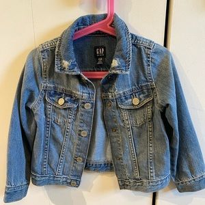 Gap toddler jean jacket size 5T